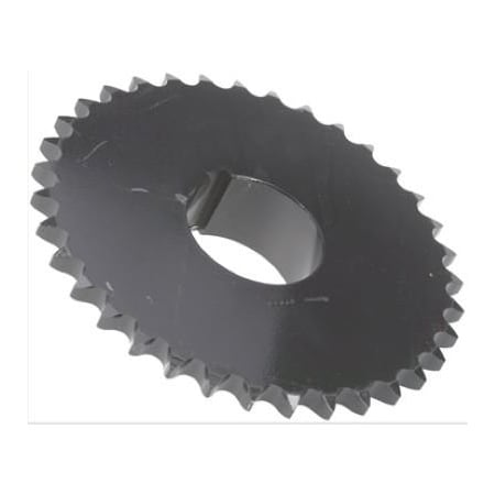 Browning Roller Chain Sprocket, 100 Chain Size, 1-1/8 to 3-3/4 in Bore Dia., 30 # of Teeth H100R30 KWY 18X5MM